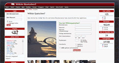 Desktop Screenshot of dev.willstequatschen.de